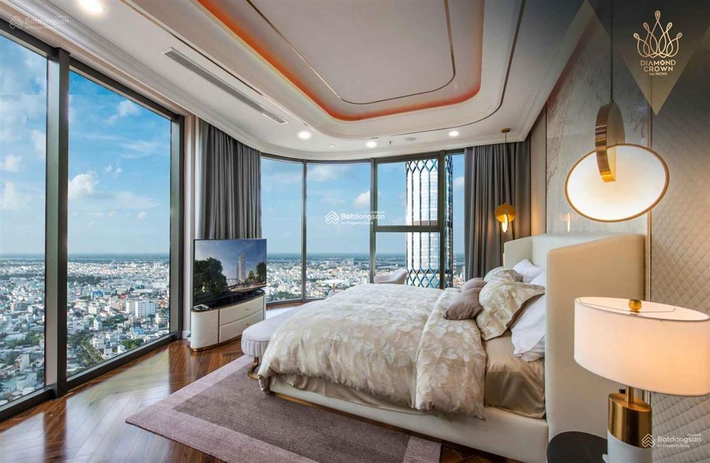 Cho thuê căn hộ 1pn tại doji diamond crown hải phòng, diện tích 33,5m2, giá 12 triệu/tháng