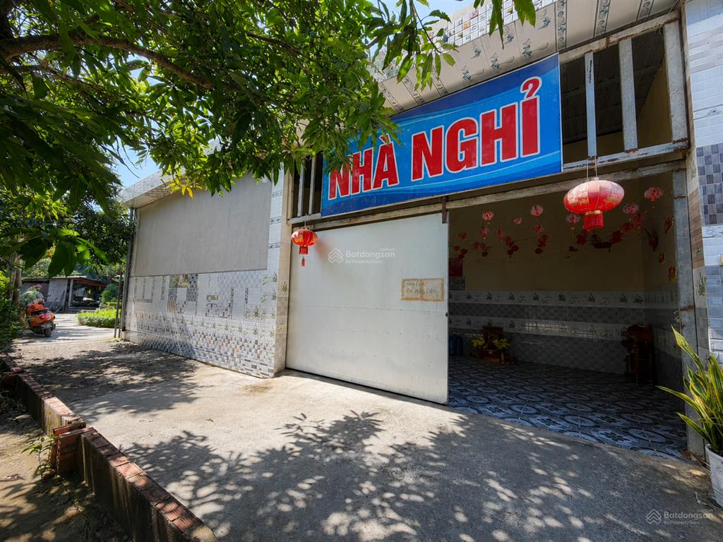 Thu nhập 15tr/tháng, bán nhanh nhà nghỉ, xã phước thạnh, đường cầu ô, 400m², shr, 1 tỷ 295