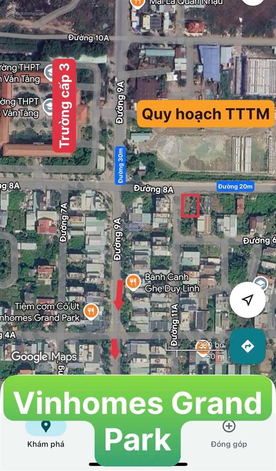 Bán đất nền dự án tại góc 8a và 11a, 17,5 tỷ, 187 m2, khu dân cư phước thiện