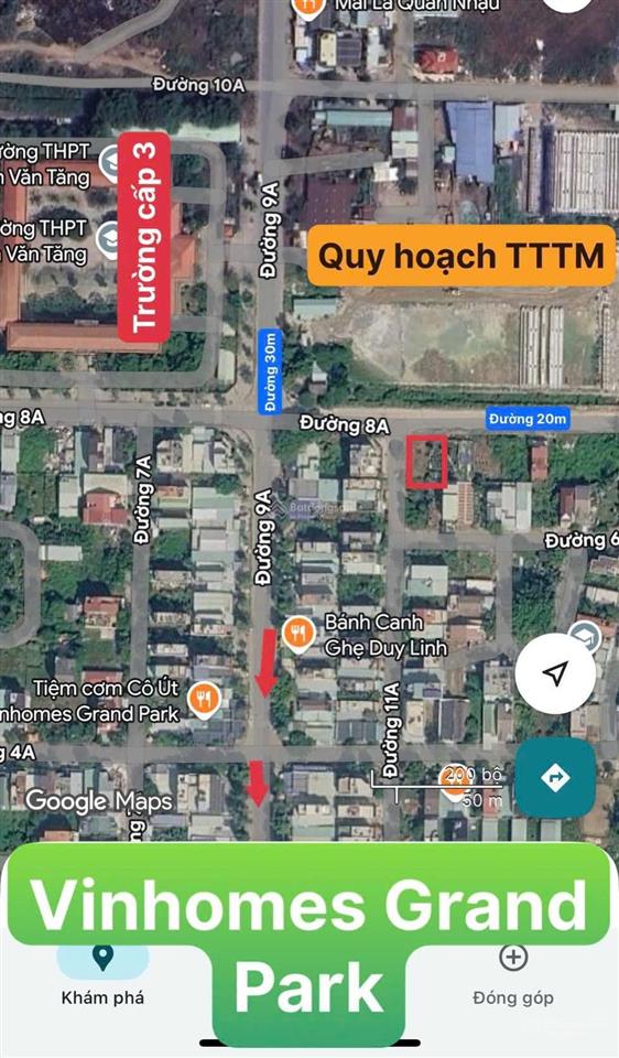 Bán đất nền dự án tại góc 8a và 11a, 17,5 tỷ, 187 m2, khu dân cư phước thiện