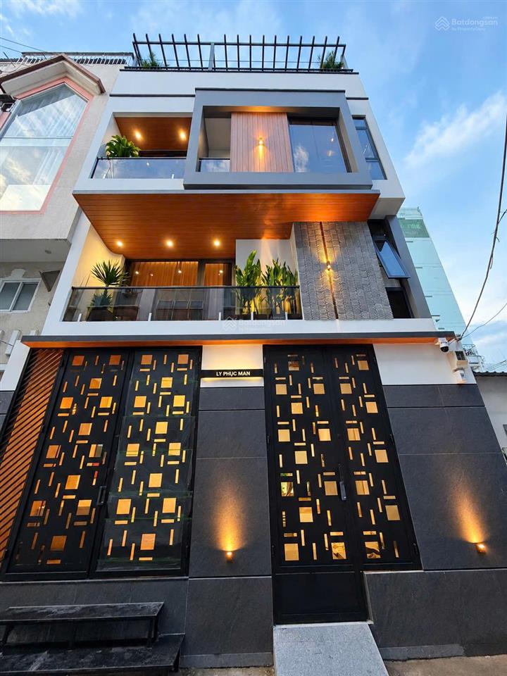 Bán nhà phố đường lý phục man, phường tân thuận, tp. hcm. nhà mới 4 tầng (7m x 8m), full nội thất