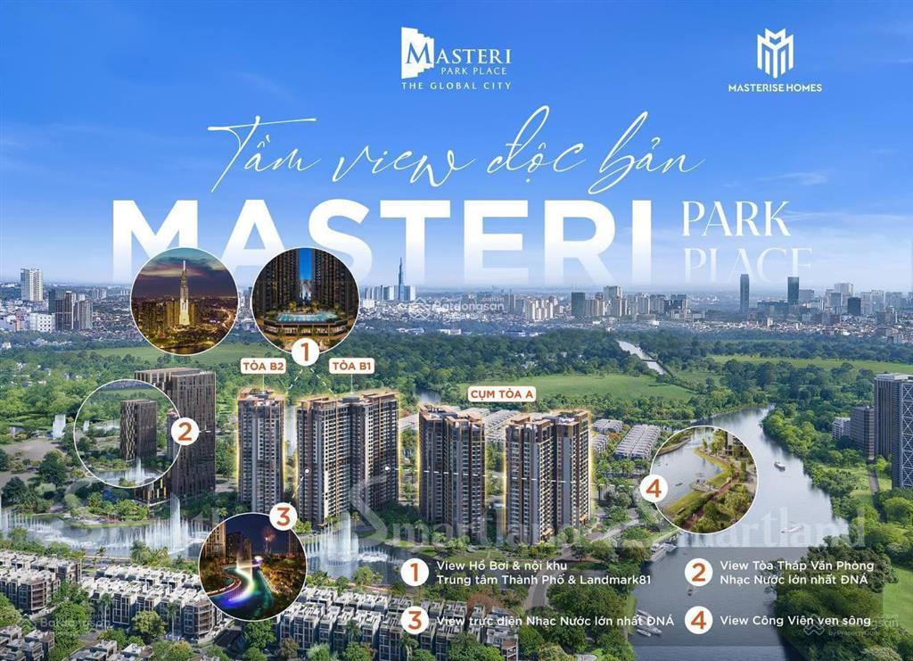 Cập nhật masteri park place 1pn, chọn căn & báo giá