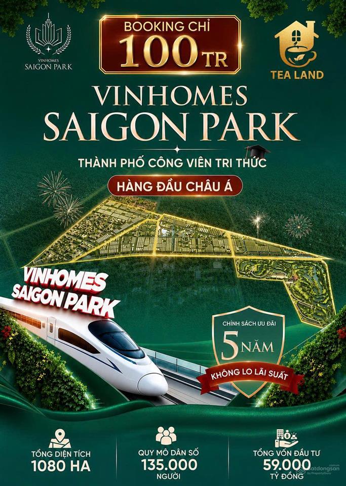 Chính thức mở bán giai đoạn 1 vinhomes saigon park | hóc môn tây bắc tp.hcm.