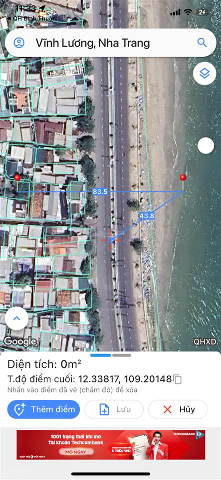 Bán đất vĩnh lương, nha trang, khánh hòa, 2,5 tỷ, 109,1 m2