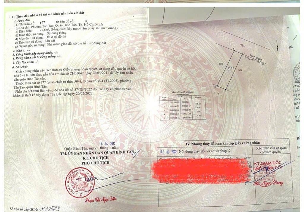Cắt lỗ hơn 300tr chủ cần ra nhanh nền đất 75,6m2 ful thổ cư giá 4,4 tỷ