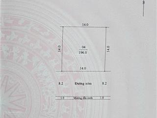 Bán đất đông phương yên, chương mỹ  196m  đường 8m  chia được 2 lô  giá hơn 20 tr