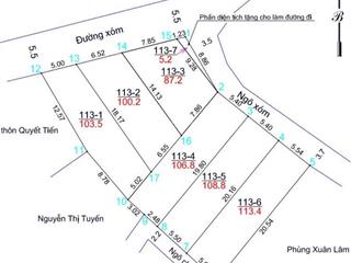 Bán đất hữu văn, chương mỹ 115m2  đường trước đất 10m  bán kính 500m là chợ trường học uỷ ban