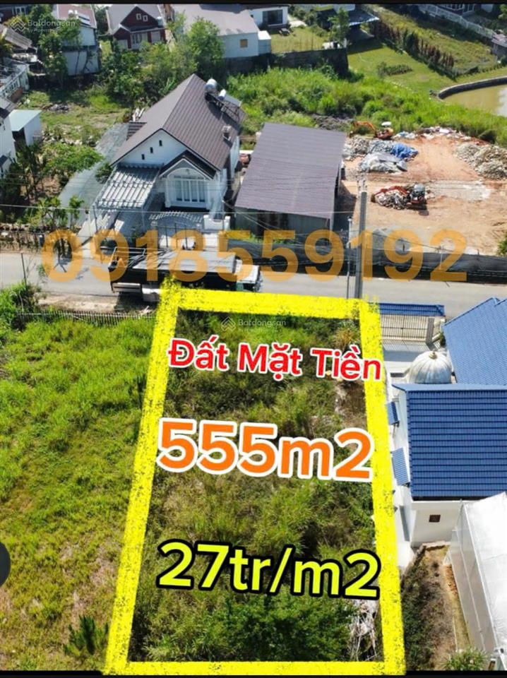 Đất vàng trung tâm du lịch đà lạt  mặt tiền tô hiệu 555m2 view triệu đô chỉ 15tỷ3