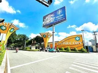 Vị trí cực hiếm. đất 5x21m vạn phúc city, 2 mặt thoáng, đường 13m, ngay công viên ven sông. giá rẻ