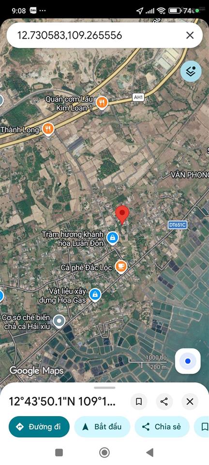 Bán đất vạn thắng 361,5m2 vạn ninh | giá chỉ 16,5 triệu/m2