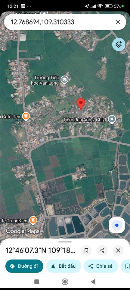 Bán đất tu bông 99,4m2 vạn ninh | giá chỉ 15,5 triệu/m2