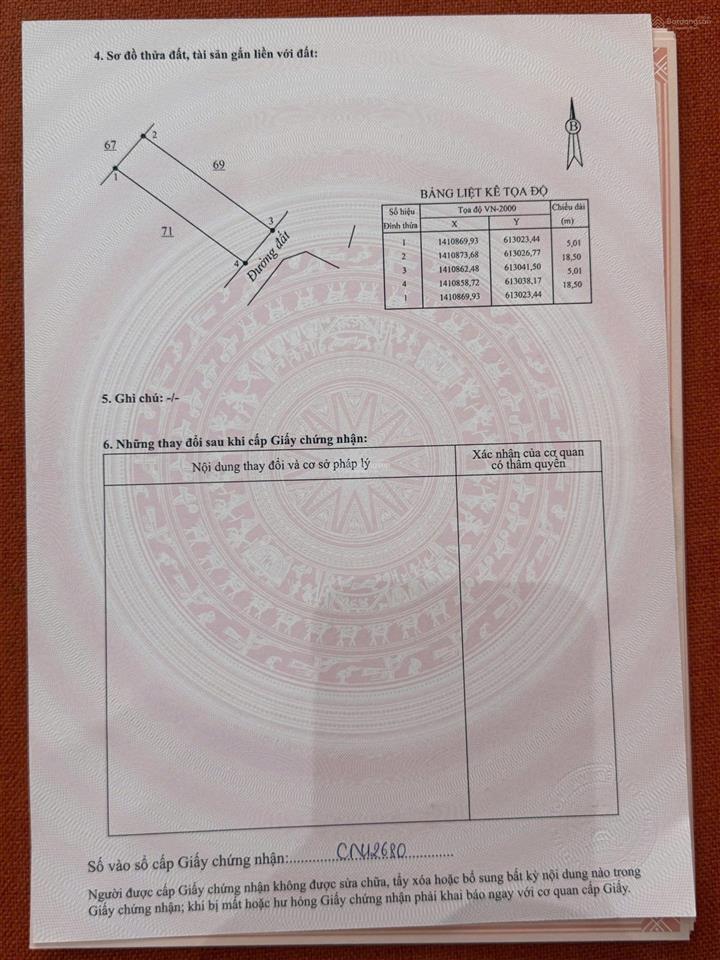 Bán đất tu bông 92,5m2 vạn ninh | giá chỉ 16 triệu/m2