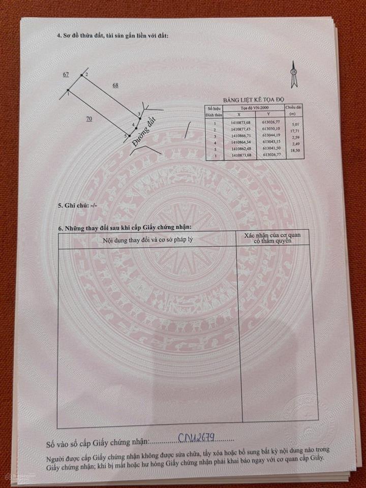 Bán đất tu bông 91,5m2 vạn ninh | giá chỉ 17 triệu/m2
