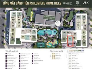 Bán căn hộ 2 phòng ngủ view sông hồng dự án lumiere prime hill.  0837 111 ***