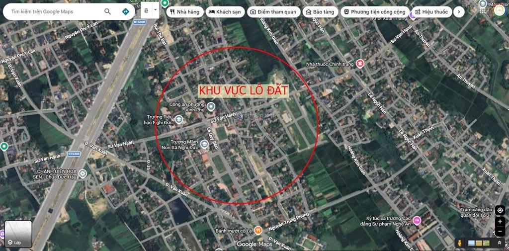 Bán gấp lô góc 16 x 20m = 357m², vinh phú  nghi đức  tp. vinh, giá 7 tỷ