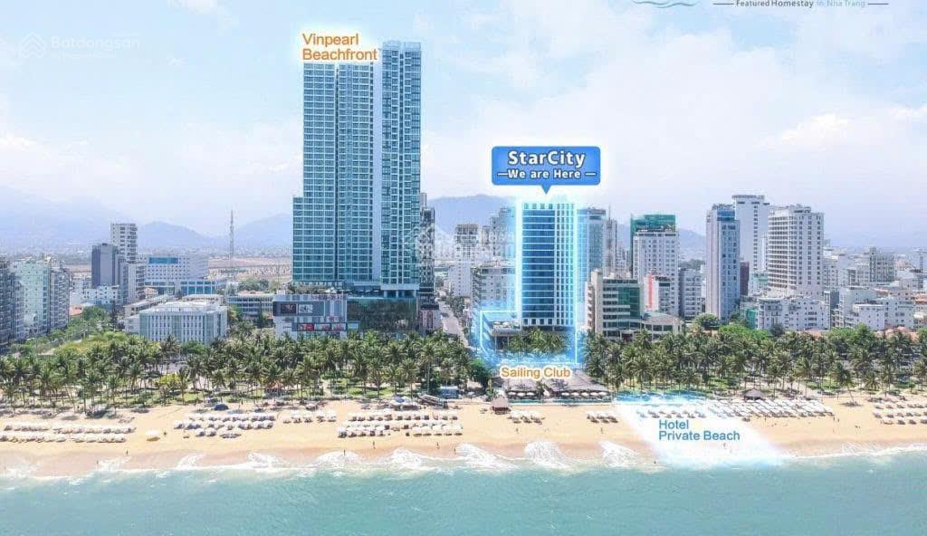 Bán căn studio vinpearl 78 trần phú nha trang dt 40m giá 1 tỷ750 tr dòng tiền mỗi 6 tháng 105 triệu