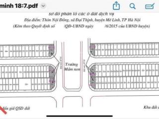 Bán đất đấu giá trung tâm hành chính xã quang minh