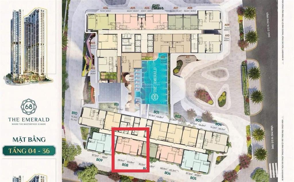 Khách mình cần thanh lý căn 2pn+2wc 68,9m2 giá 4.3 tỷ mặt tiền view sông sài gòn