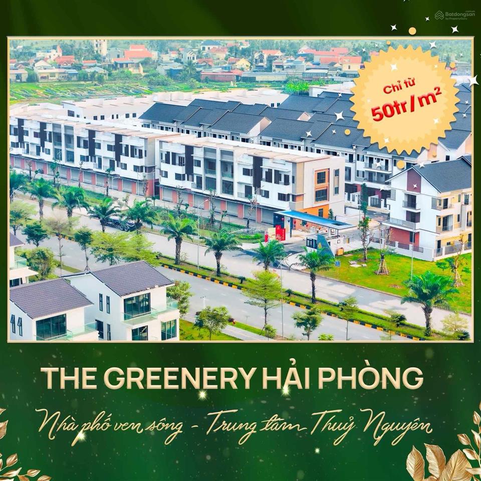 Chính chủ gửi bán nhà liền kề the greenery | 82,4 m | giá tốt dự án the greenery hải phòng