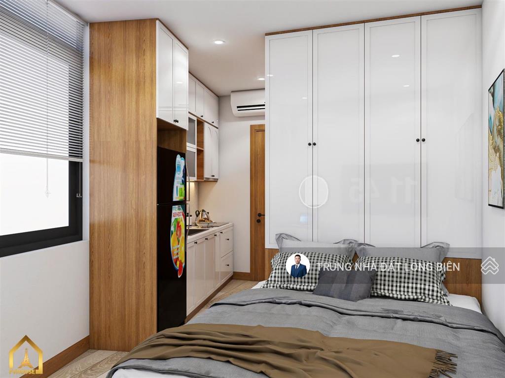 Cc bán căn hộ dịch vụ 60m2 x 7t tháng máy gara ô tô ngõ ô tô gần chợ vàng cổ bi dân cư đông đúc