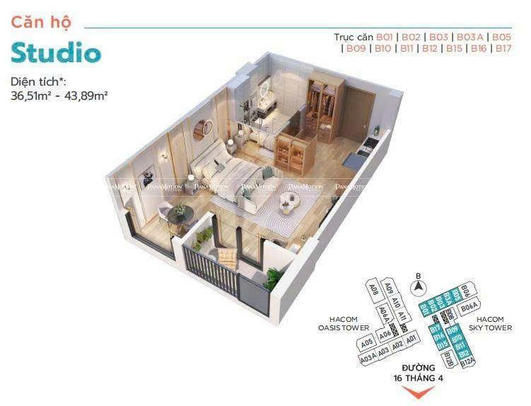 CĂN HỘ 4⭐ HACOM TOWER NINH THUẬN – SỞ HỮU LÂU DÀI, THANH TOÁN CHỈ TỪ 1%/THÁNG