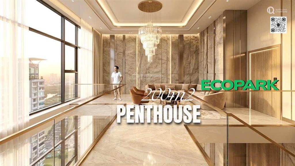 Chính chủ bán penthouse 200m² view sông hồng, biệt thự đảo ecopark  hoa hậu của toà  giá 16,5 tỷ