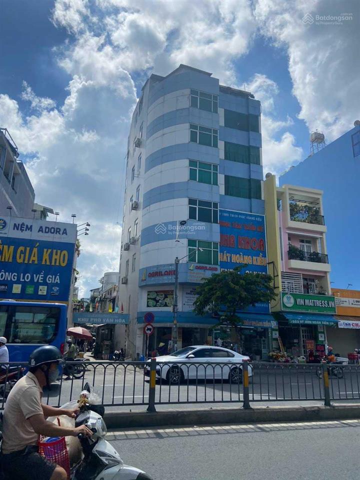 Cực hiếm! bán nhà góc 2mt nguyễn văn cừ ngay trần hưng đạo  10x16m, 8 tầng sẵn 120tr/th  45 tỷ