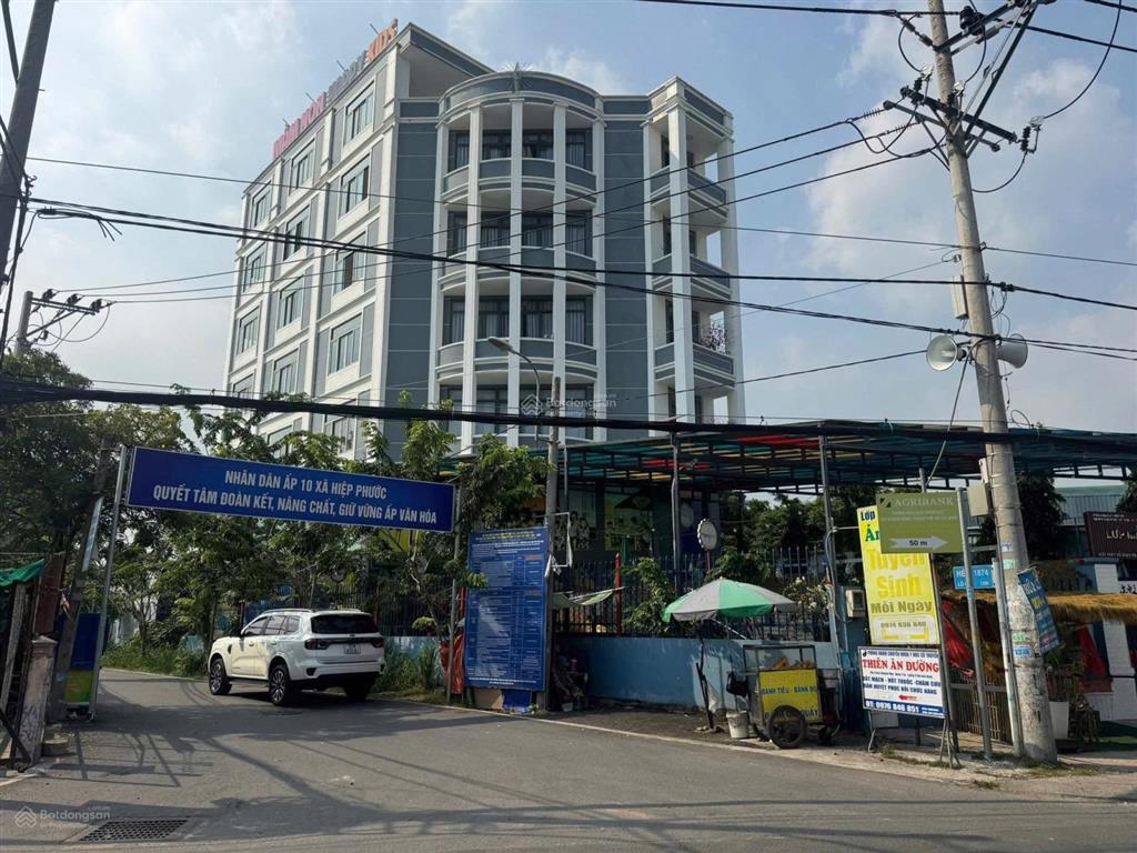 Bán tòa nhà góc 2mt 1874b lê văn lương, nhà bè, tp.hcm  12x50m, 6 tầng+st, hđt 70tr/th  50 tỷ