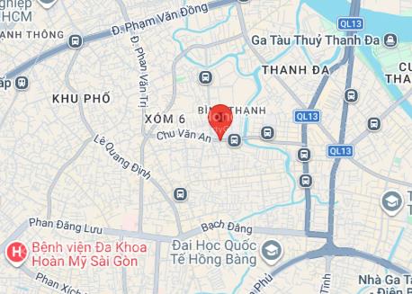Bán nhà mt chu văn an, bình thạnh (đã mở lộ giới)  8x22m, hầm 7 tầng, hđt 100tr/th  40 tỷ