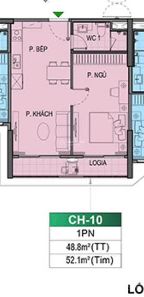 Chính chủ cần bán căn 1pn 48m2 be4 ,tầng trung ,view siêu thoáng giá 3.28 tỷ