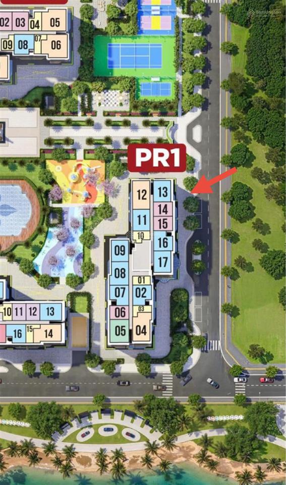 Giá quá rẻ! bán 2pn góc pr1, diện tích 64m2, hướng đông nam  đông bắc, giá 4,35 tỷ thu về