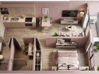 Bán bằng phiếu tính giá căn 1n+1, căn to 54,8m² pr5 tầng trung, hướng đông nam view hồ bơi