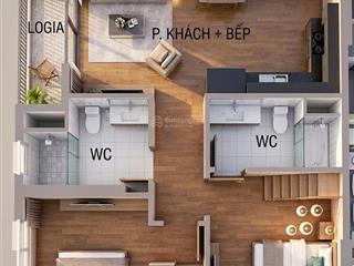 Em bán căn 2n 2wc góc 65m2 be1, tầng trung, hướng tây bắc tây nam view thoáng giá 4 tỷ 3 thu nét