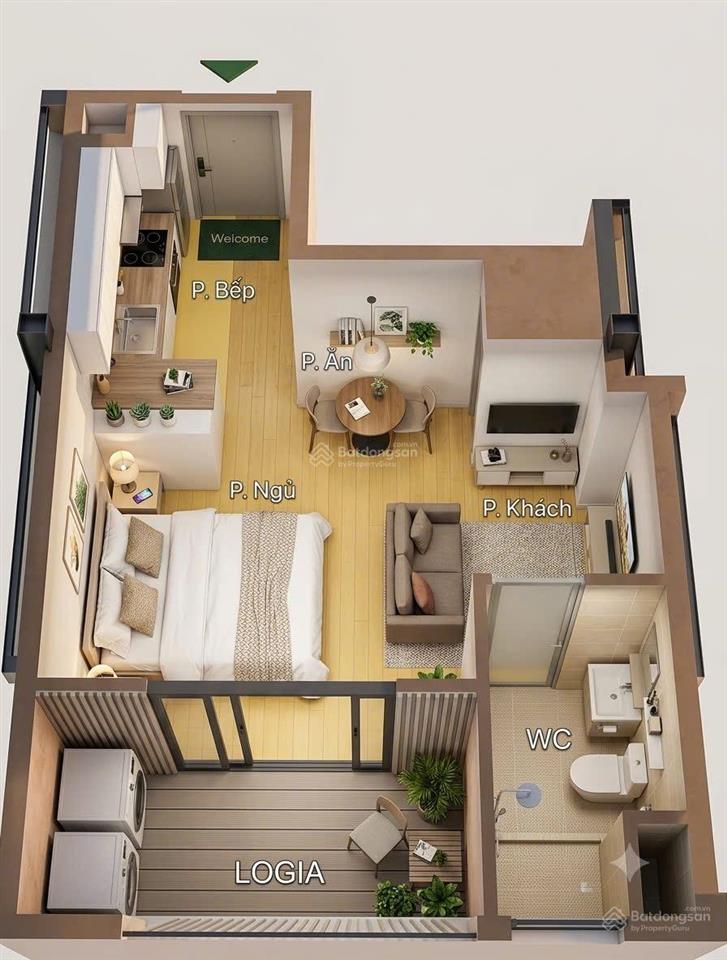 Bán căn studio, loại căn to 35,4m2 toà zr1, hướng đông nam view cực thoáng, full đồ giá 2,49 tỷ