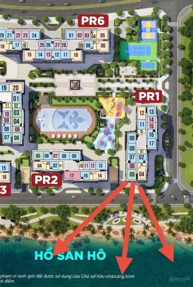 Bán căn 2n+1 hoa hậu pr1, căn góc 76,8m2 hướng tây nam view sông san hô giá chênh 100 triệu