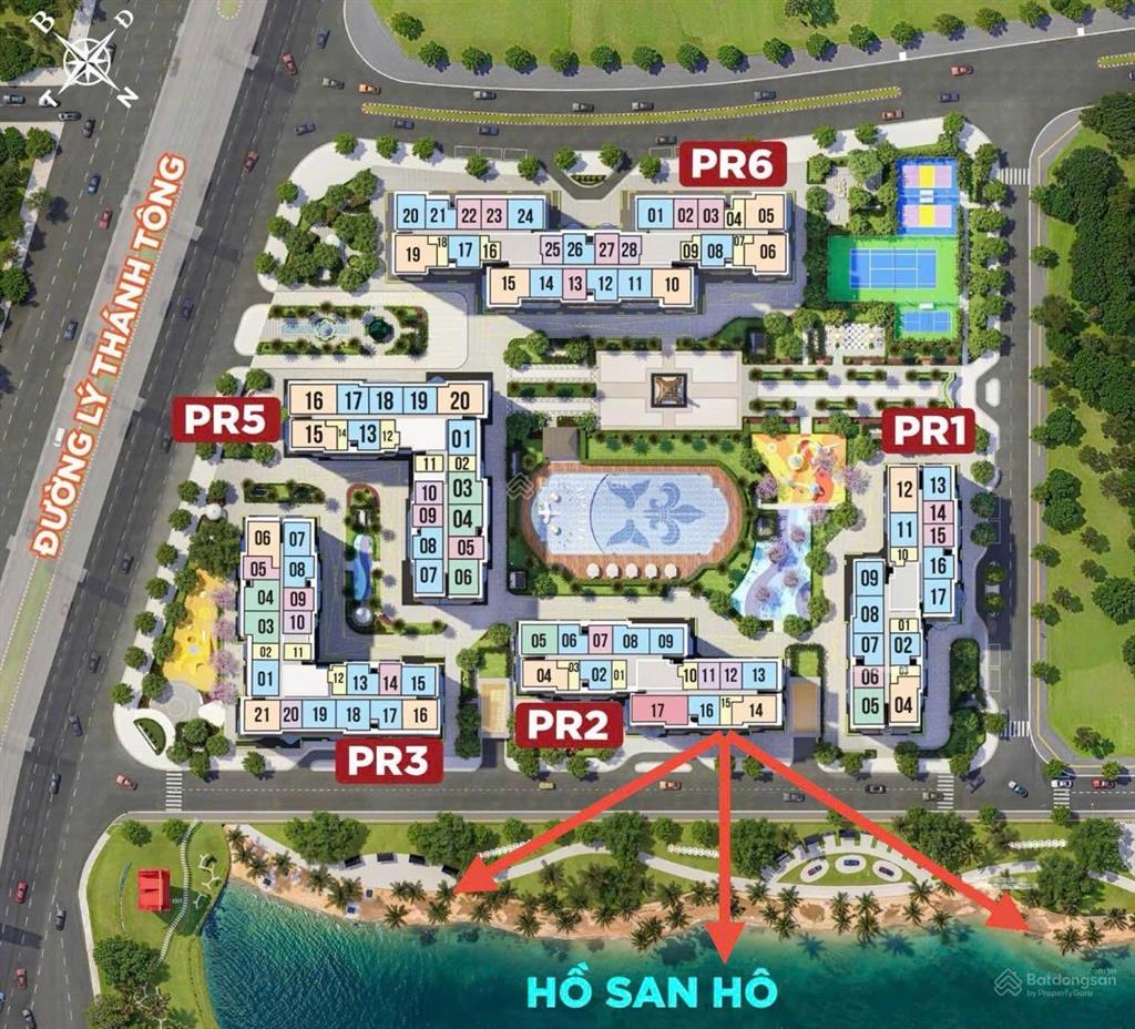 Cắt 200 triệu. pr2xx15. bán căn studio 28,6m view sông san hô, toà pr2 giá 1,828tỷ thu về. tầng đẹp