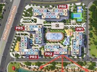 Cắt 200 triệu. pr2xx15. bán căn studio 28,6m view sông san hô, toà pr2 giá 1,828tỷ thu về. tầng đẹp