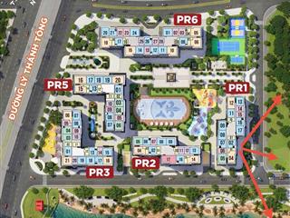 Pr1xx03. căn studio 27,1m2 pr1 giá 1850 thu về. hướng mát đông nam. tiêu chuẩn cao cấp