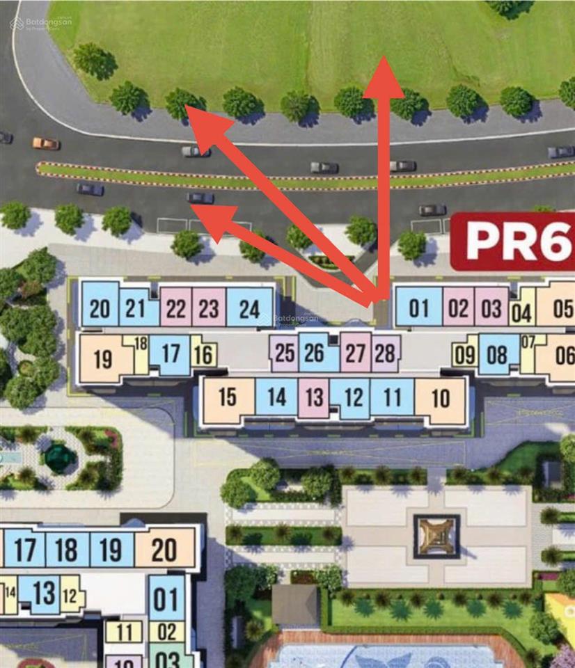 Cắt lỗ! căn 1n 43,8 m2 tòa pr6 giá 2,6 tỷ, hướng đông bắc thoáng. tầng đẹp