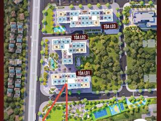 Cắt lỗ!!! bán căn studio 28m2 ld1 giá 1ty65 thu về. hướng ban công tây nam view thoáng