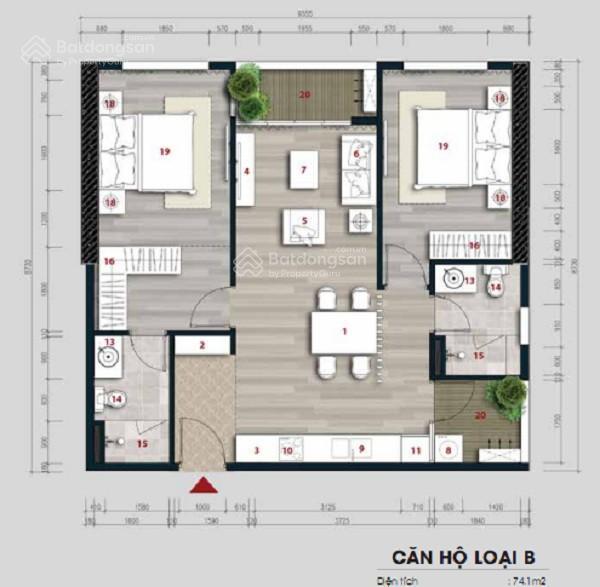 Bán căn 75m², 2pn, ecolife tố hữu, giá 6,2 tỷ