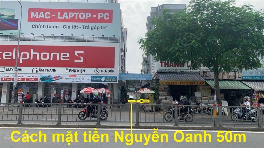 Nhà nguyên căn nguyễn oanh gò vấp 5x16=80m2 làm văn phòng hoặc kho hàng ô tô ra vào thuận tiện