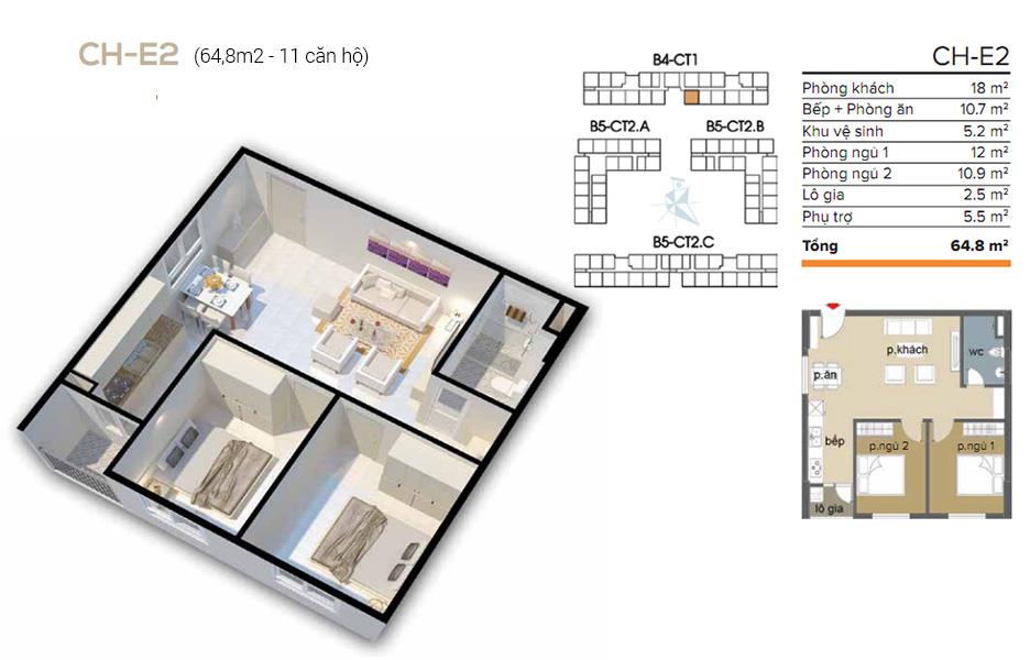 Cc đẹp ở ecohome 1, bắc từ liêm, 4,4 tỷ, 70m2, 2pn, 2wc