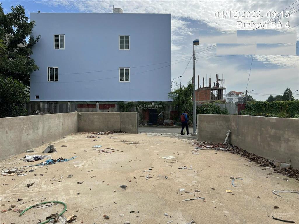 Bán đất 157,9m đất ở đô thị lâu dài đường số 4, phú hữu sổ riêng giá 11,8 tỷ