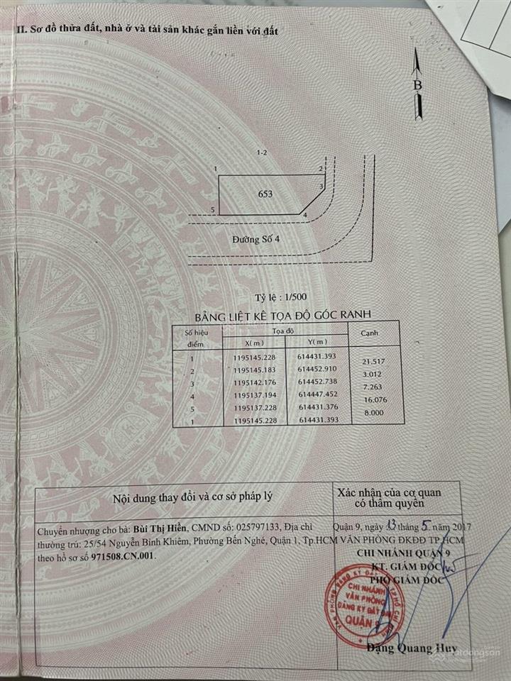 Bán đất 157,9m đất ở đô thị lâu dài đường số 4, phú hữu sổ riêng giá 11,8 tỷ