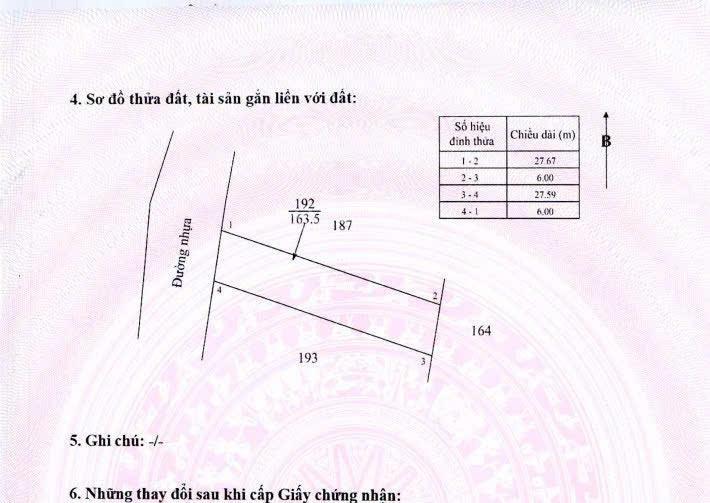 Chính chủ cần bán lô đất xã xuyên mộc, hcm, 7*27m 190m có 80tc, sổ hồng, giá 950tr.  0943 138 ***