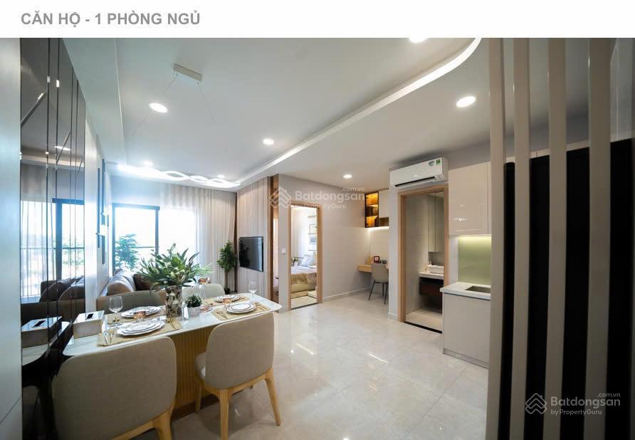 Căn hộ chung cư 1 phòng ngủ diện tích 46m2  thanh toán trước 200tr. nhận nhà full nội thất