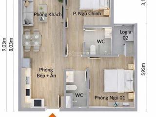Bán căn hộ chung cư ngay tp. biên hòa, đồng nai, thanh toán 260tr nhận nhà đầy đủ nội thất