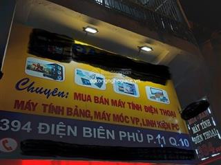 Shop house mặt tiền 394 điện biên phủ, phường vườn lài tphcm đối diện q3, 107m, sổ hồng chính chủ