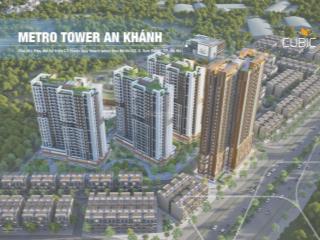 Bán cc metro tower an khánh, 77 triệu / m2, 44.9 m2, view đẹp